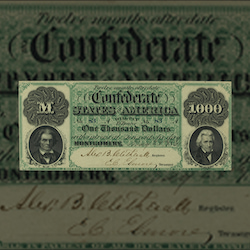 Issues Of The Confederate States Of America 