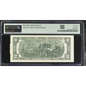 $2 1976 Green seal Small Size $2 Federal Reserve Notes 1935-C (2)