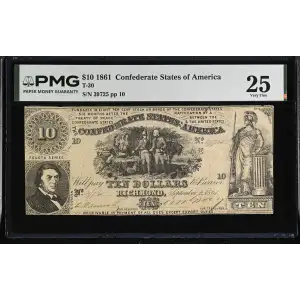 $10   Issues of the Confederate States of America CS-30 (2)