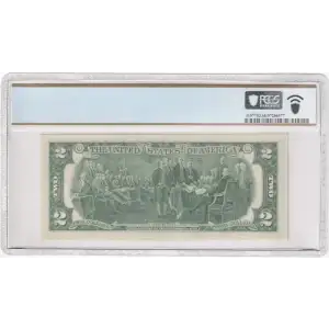 $2 1976 Green seal Small Size $2 Federal Reserve Notes 1935-A (2)