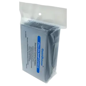 GH Semi Rigid Currency Sleeves - Fractional Notes (Pack of 100)