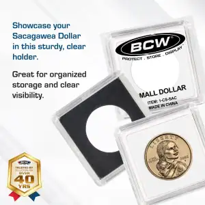 BCW 2x2 Coin Snaps - Small Dollar (Lot of 5)