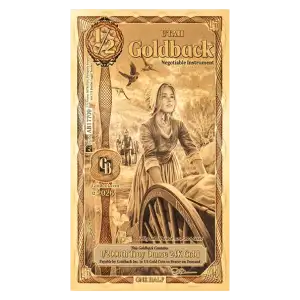 1/2 Goldback - Utah (Revised)