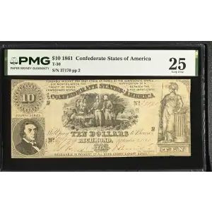 $10   Issues of the Confederate States of America CS-30 (2)