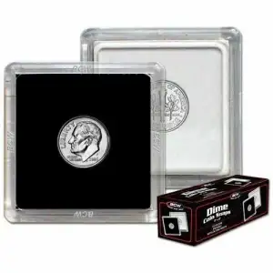 BCW 2x2 Coin Snaps Box - Dime (Box of 25)