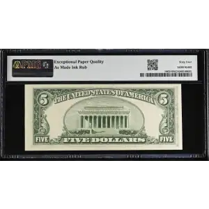$5 1950-B.  Small Size $5 Federal Reserve Notes 1963-I (2)