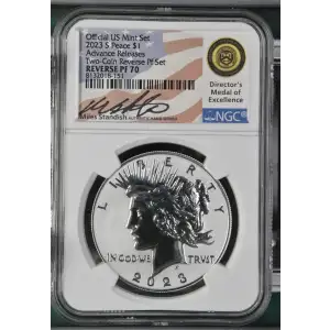 2023 S Advance Releases Two-Coin Reverse Pf Set Official US Mint Set (2)