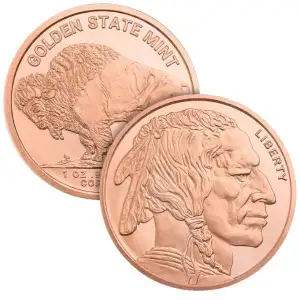 Mixed 1oz Copper Round (2)