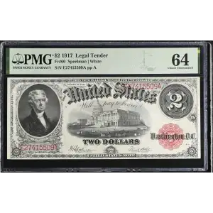 $2  Small Red, scalloped Legal Tender Issues 60 (2)