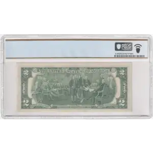 $2 1976 Green seal Small Size $2 Federal Reserve Notes 1935-H (2)