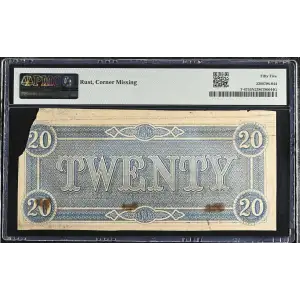 $20   Issues of the Confederate States of America CS-67 (2)