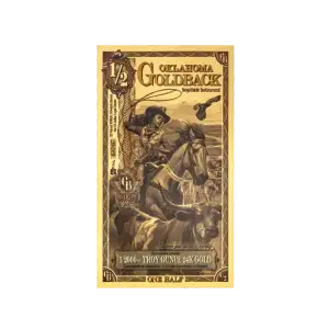 1/2 Goldback - Oklahoma (2)