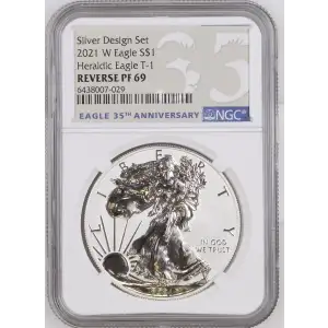 2021 W Heraldic Eagle T-1 Silver Design Set (2)