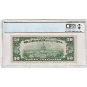$50 1934 blue-Green seal. Small Size $50 Federal Reserve Notes 2102a-I (2)