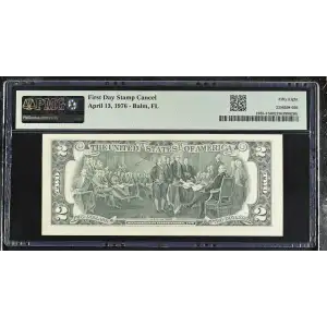 $2 1976 Green seal Small Size $2 Federal Reserve Notes 1935-F (2)