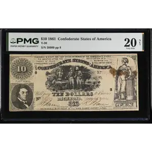 $10   Issues of the Confederate States of America CS-30 (2)