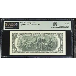 $2 1976 Green seal Small Size $2 Federal Reserve Notes 1935-D (2)