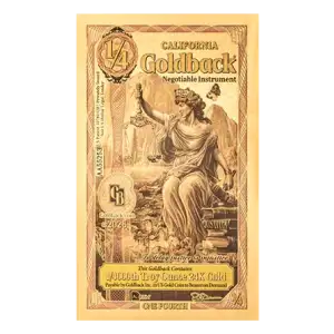 1/4 Goldback - California