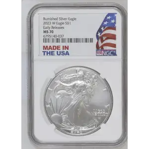 2023 W Early Releases Burnished Silver Eagle (2)