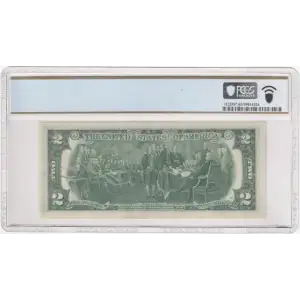 $2 1976 Green seal Small Size $2 Federal Reserve Notes 1935-G (2)