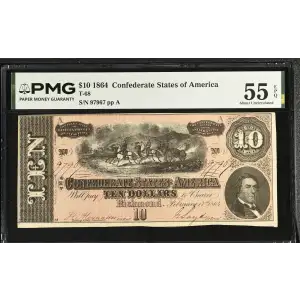 $10   Issues of the Confederate States of America CS-68 (2)