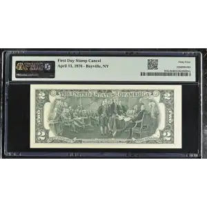 $2 1976 Green seal Small Size $2 Federal Reserve Notes 1935-B (2)