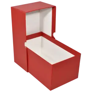 Guardhouse Modern Size Currency Box - Red 7.5 x 4.25 x 3.25