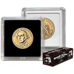 BCW 2x2 Coin Snaps Box - Small Dollar (Box of 25)