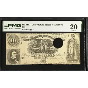 $10   Issues of the Confederate States of America CS-30 (2)