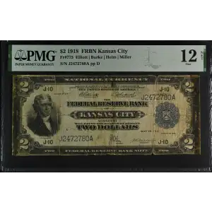$2 1918  Federal Reserve Bank Notes 775 (2)