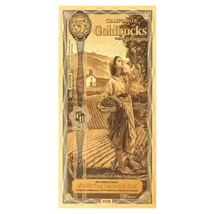 5 Goldback - California