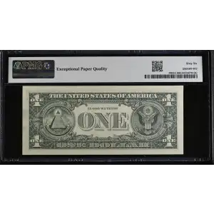 $1 1969 Green seal. Small Size $1 Federal Reserve Notes 1903-C (2)