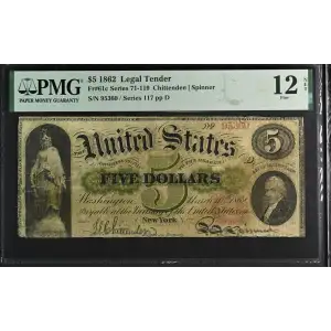 $5 Series 71-119 at lower left Type 2 Legal Tender Issues 61c (2)