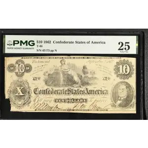 $10   Issues of the Confederate States of America CS-46 (2)