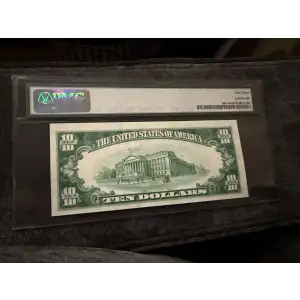 $10 1928-A. Green Seal Small Size $10 Federal Reserve Notes 2001-G