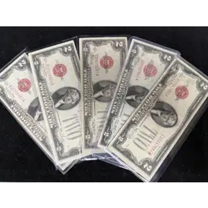 $2 1928 mixed red seal Legal Tender. Choice VF+ with no writing or major issues