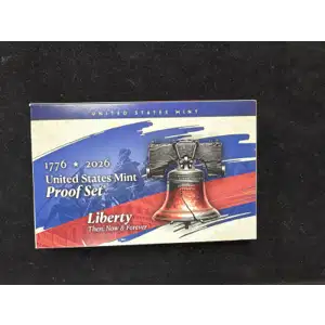 2026-S U.S. Clad Proof Set: Complete 10-Coin Set, Original Packaging