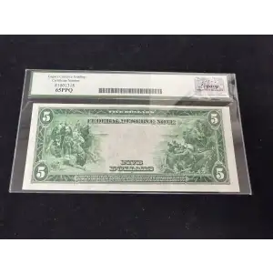 $5 1914 Blue Seal Federal Reserve Notes 847A