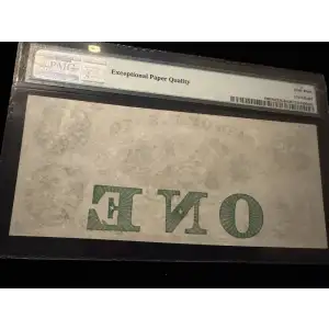 1863 Bank of De Soto Nebraska $1 Obsolete Currency Note