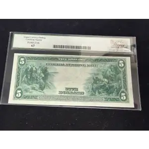 $5 1914 Blue Seal Federal Reserve Notes 854