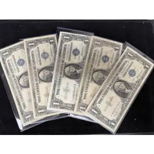 $1 1957 Silver Certificate STARs. VG-VF. Minimal writing or minor issues/flaws