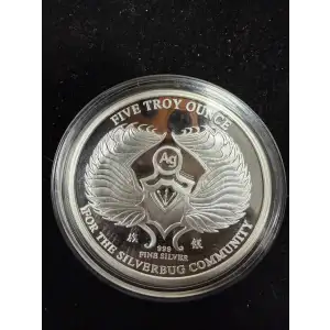 2017 5oz Silverbugs Ariel the Tree Fairy Proof .999 Silver Round - Serial #0095 (3)