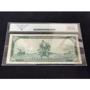 $50 1914 Blue Seal Federal Reserve Notes 1042