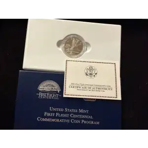 2003-P First Flight Centennial - Uncirculated Half Dollar - Box & COA (2)