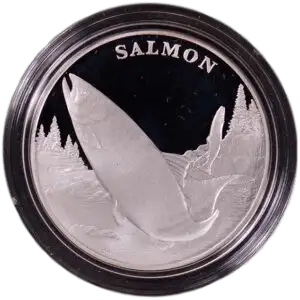 2003 Salmon National Wildlife Refuge Silver Medal w US Mint OGP - Box & COA