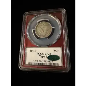 1917-D 25C Type 1