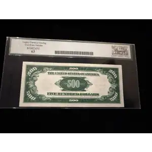 $500 1934-A.  High Denomination Notes 2202-G
