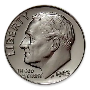 Roosevelt Dime (1946 to 1964) - Circ