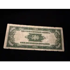$500 1934-A.  High Denomination Notes 2202-G
