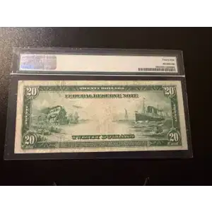 1914 $20 G8085972A PMG 25